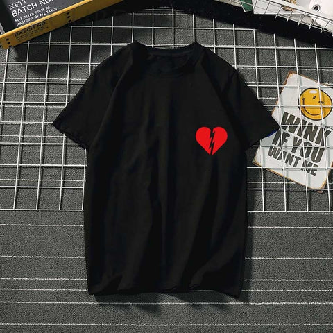 Image of Women's t-shirt Harajuku love t shirt women feminina ladies Than heart ulzzang graphic t shirts women 2019 summer femme clothes