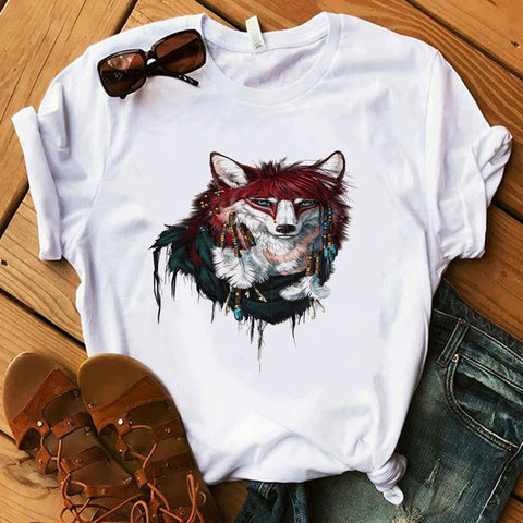 Image of Vogue Blink Women T Shirt Make Up Lipstick Seaside T Summer Lady Streetwear Luxury Bag T-shirts