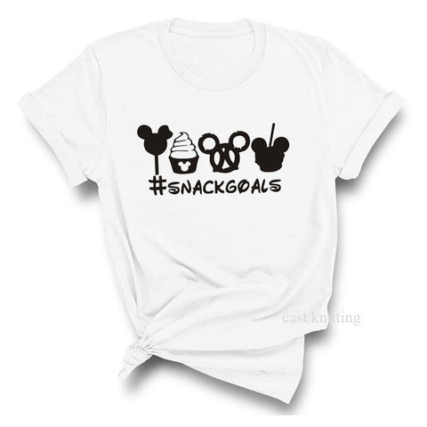 Image of T Shirt Women 2019 Plus Size Harajuku Tops Summer Tops Graphic Tees Women Mickey Mouse Heartbeat Kawaii T-shirt S-XXL